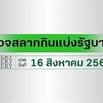 ผลการออกสลากกินแบ่งรัฐบาลล่าสุด